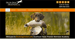Desktop Screenshot of duckdogtrainer.com